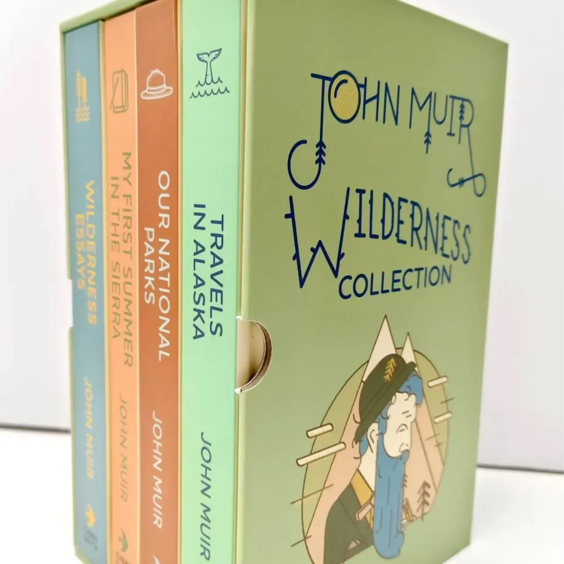 

English Storybook For Hardcover Wilderness Collection 4 Boxed Wilderness John Muir