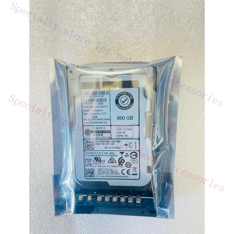 

A+ for DELL 600GB 15K SAS 12G 2.5 Server HDD in Dell 14G/15G Tray R640 R740 R650 R750