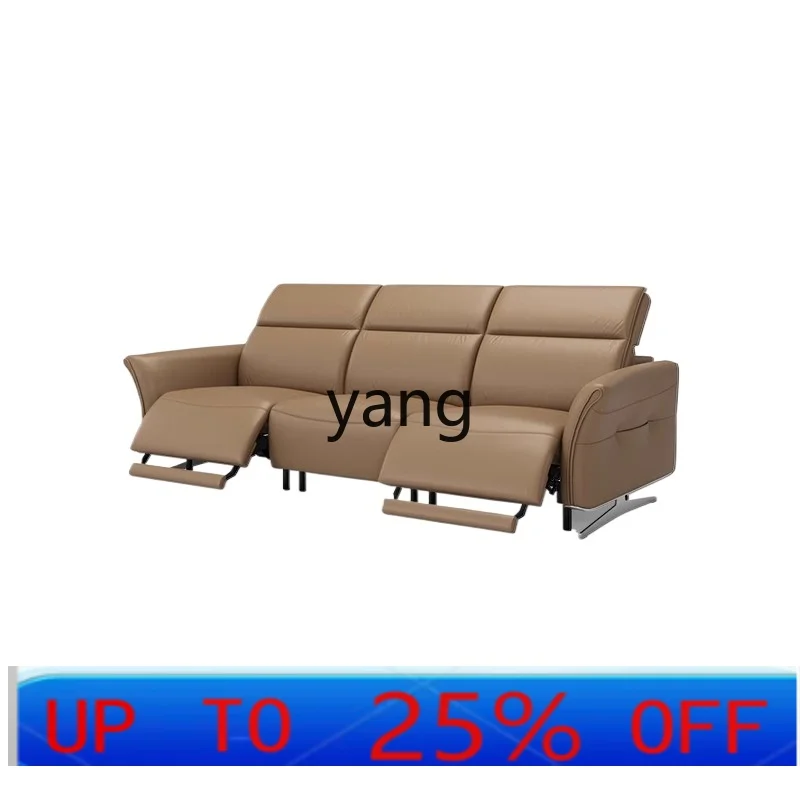 

LTT function electric leather sofa first layer cowhide Italian minimalist living room furniture