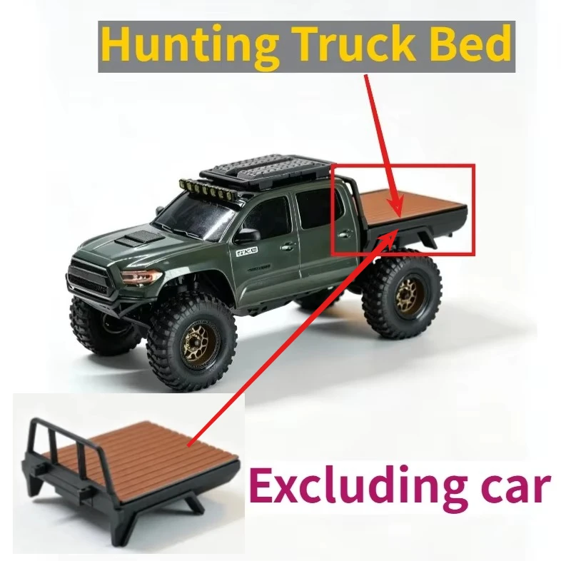 Offroad RC Crawler Car Plastic Hunting Truck Bed For Axial SCX30 1/30 Custom Size Simulation Upgrade Decor Replacement Accessory