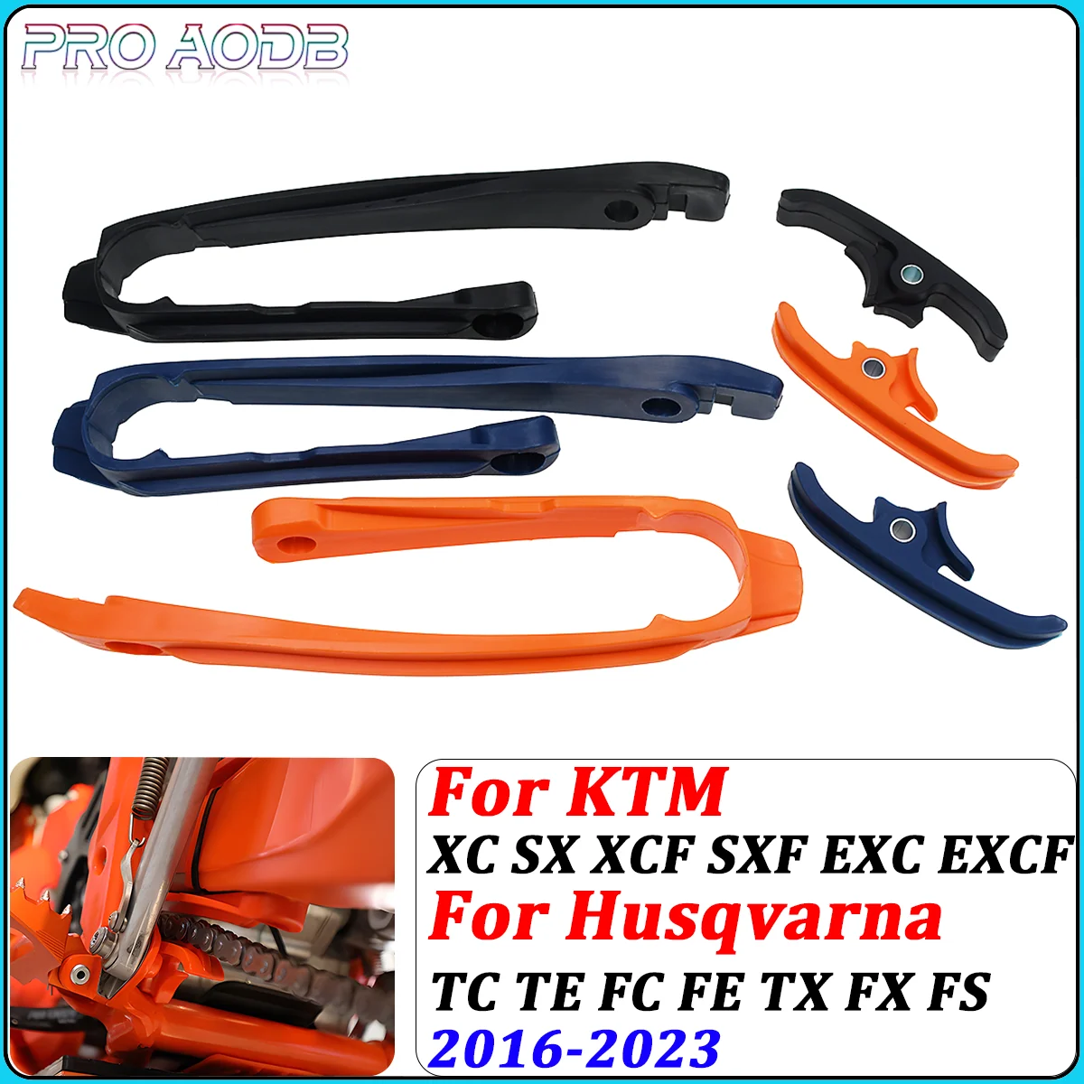 

Motorcycle Chain Slider Guard Swingarm Guide For KTM XC SX SXF XCF XCW EXC XCFW EXCF XC-F XC-W EXC-F 125 150 250 300 450 500