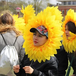 Unique And Fun Sunflowers Headwear For Kids And Adults Easy To Wear Novelty Sunflowers Costume Hat
