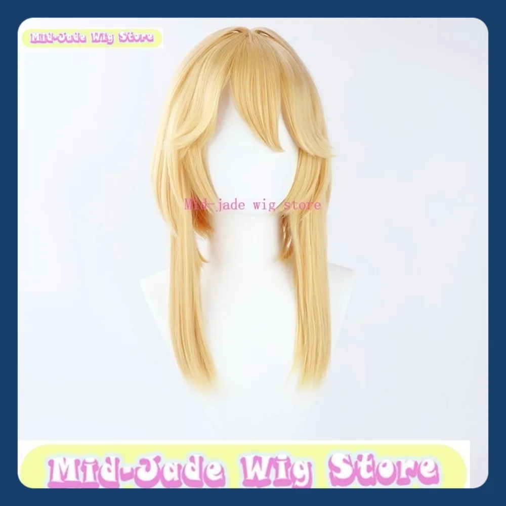 Peruka Mid-jade Wig Store Guilty Gear Bridget Cosplay Anime Gra Role Playing Halloween Party Kostium Rekwizyty Syntetyczne Włosy