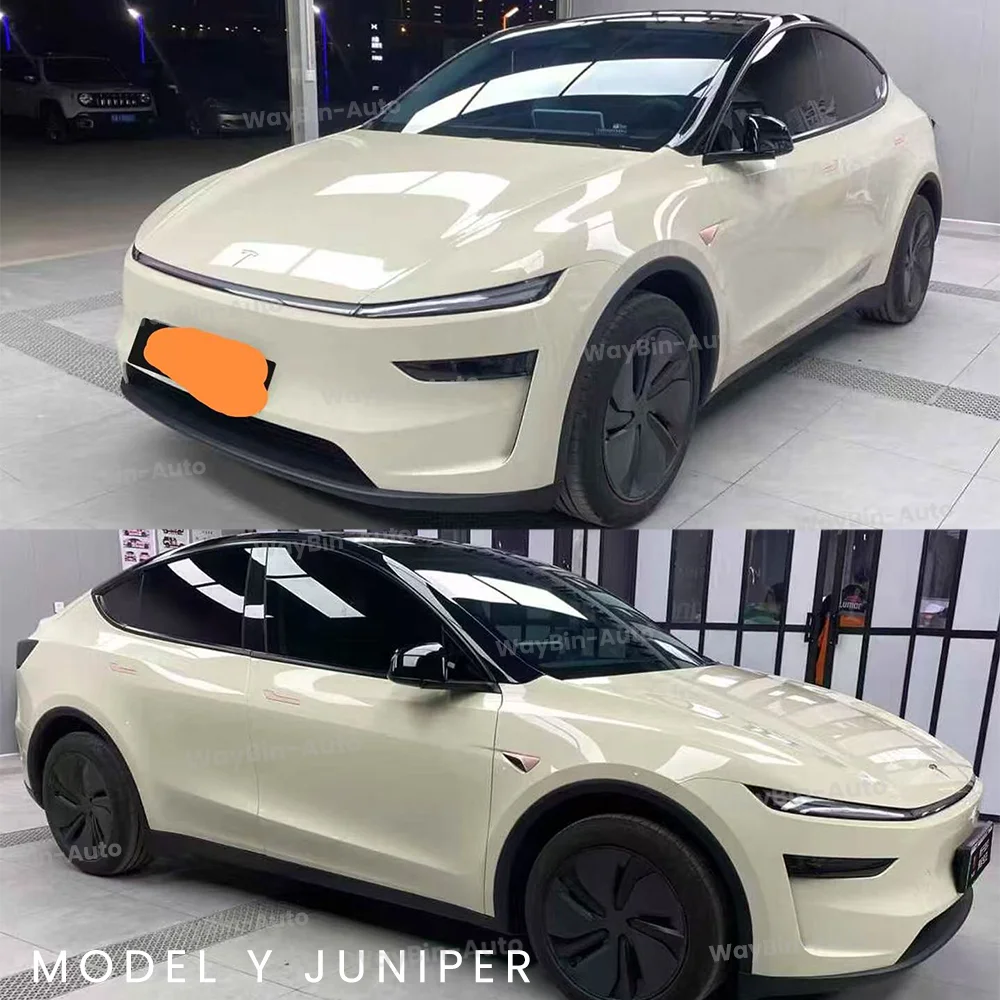 For Tesla Model Y Juniper 2025+ Car Pillar Delete Sticker Blackout Wrapping Film Strip Trim Model 3 Y X S Hidden Windows Tuning