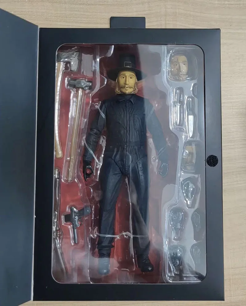 NECA 45998 วันขอบคุณพระเจ้า John Carver รูปจะไม่มีที่เหลือ Action Figuras ของเล่นอะนิเมะ 7 นิ้วเคลื่อนย้ายได้รุ่นเดิม