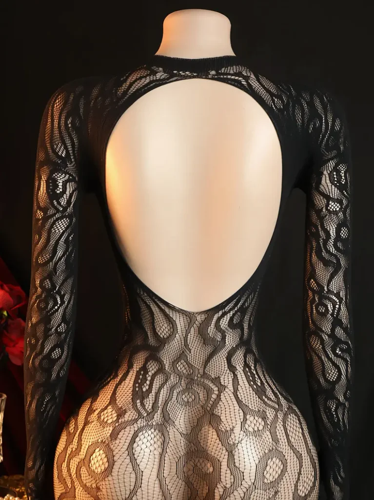 المثيرة شبكة صيد السمك بوديستوكينج إغراء المرأة Crotchless شفافة الجوف خارج الاباحية مثير الملابس الداخلية ارتداءها ازياء غريبة