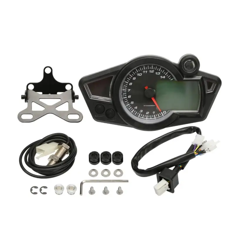 Motorcycle Modified Accessories LCD Meter Speedometer for KOSO RX1N Odometer Tachometer Water-thermometer Fuel Gauge
