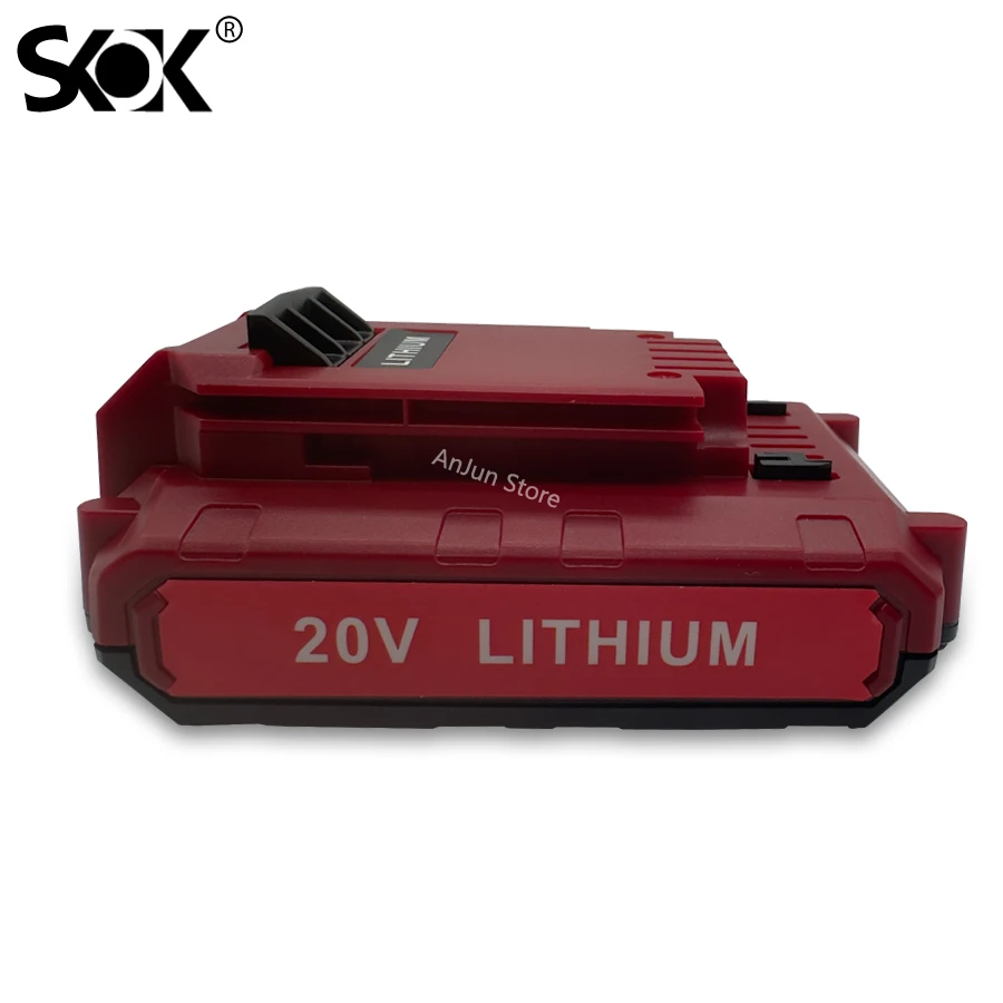 Replacement for Porter Cable 20V Lithium Battery PCC680L PCC681L PCC682L PCC685L PCC660B PCC790B Cordless Power Tools Battery