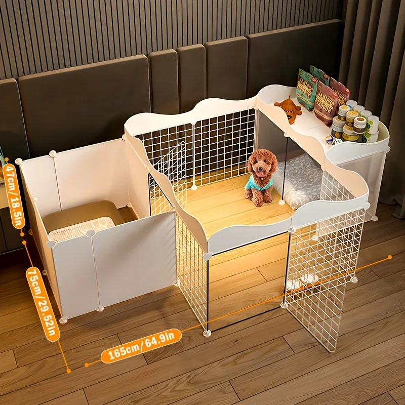 

Spacious iron pet villa (with door), suitable for small dogs