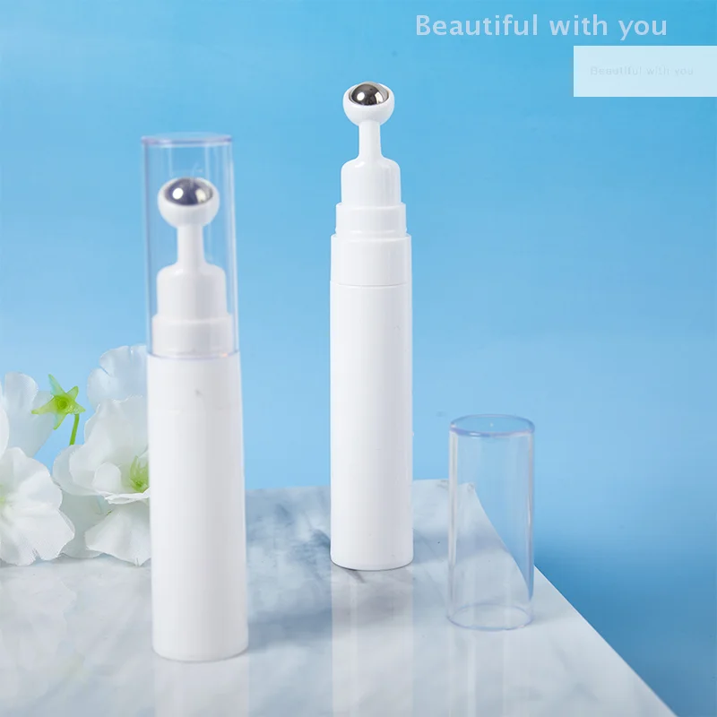 

5/10/15ml Empty Refillable Eye Cream Roller Bottle With Steel Ball Serum Lotion Essential Oil Cosmetic Storage Container