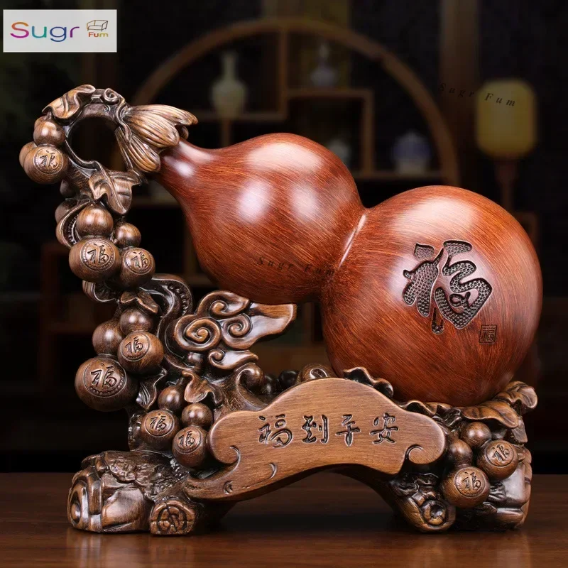 

Новые китайские украшения из тыквы для гостиной, дома, крыльца, ТВ-шкафа, антикварные украшения из смолы, подарки на новоселье