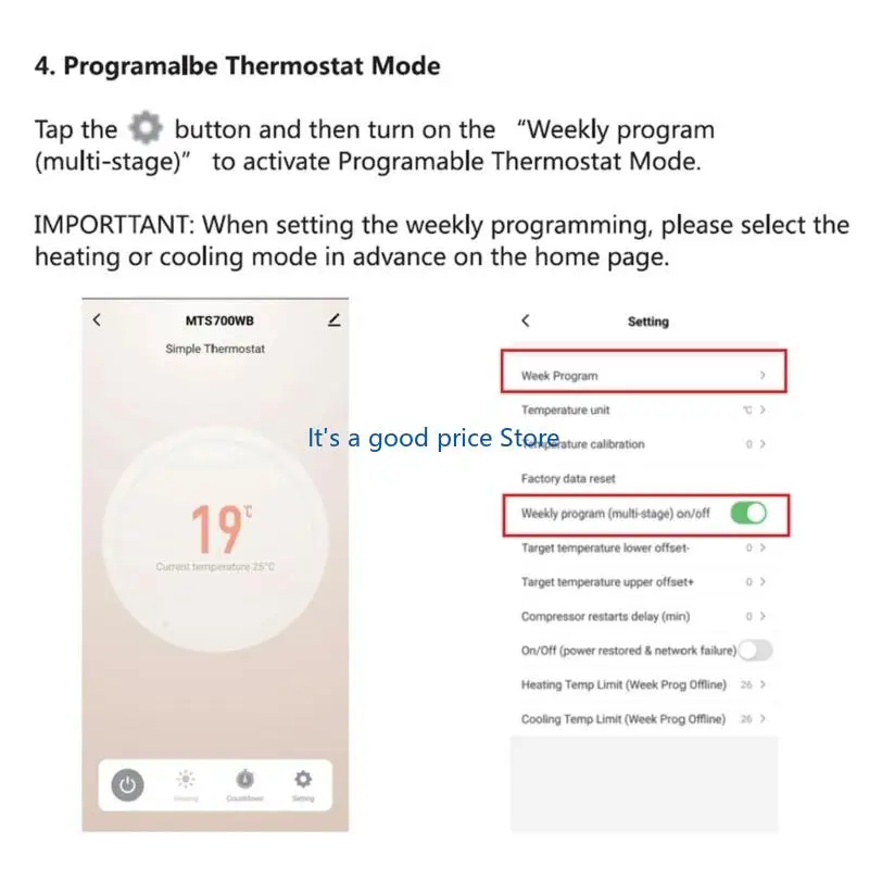  Intelligent Temperature Control Outlet Works With Application For Home Automation