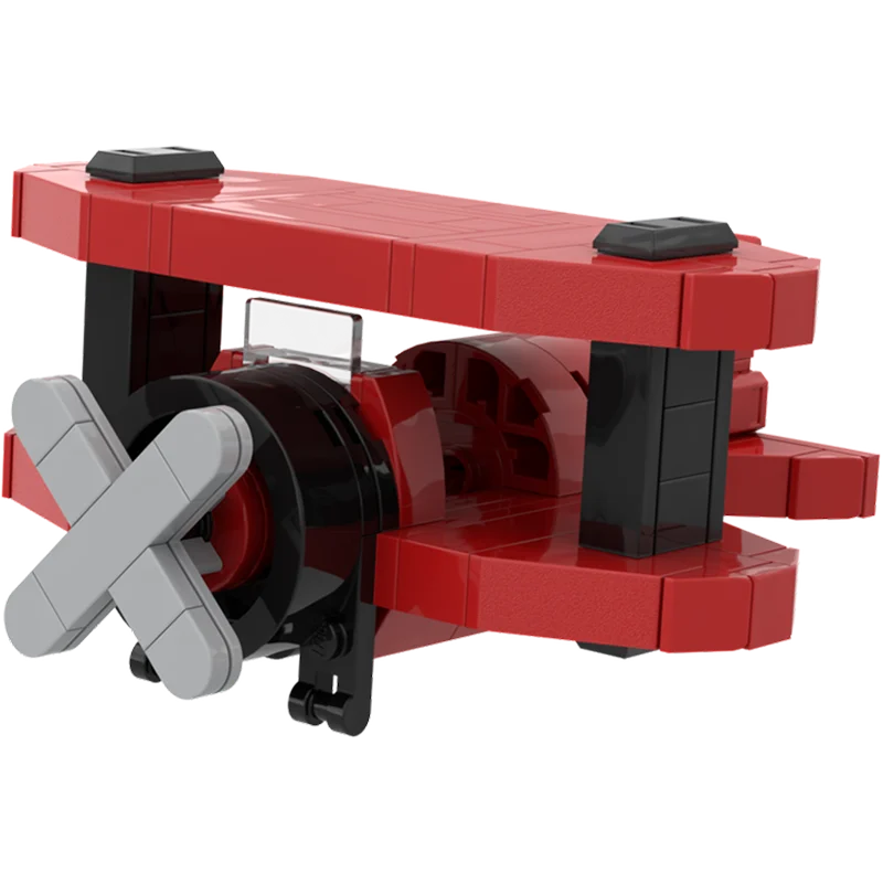 

165pcs MOC Flying Red Barrel System Model Building Blocks Architecture Toy Christmas Gifts Brick Kids Education DIY Creative