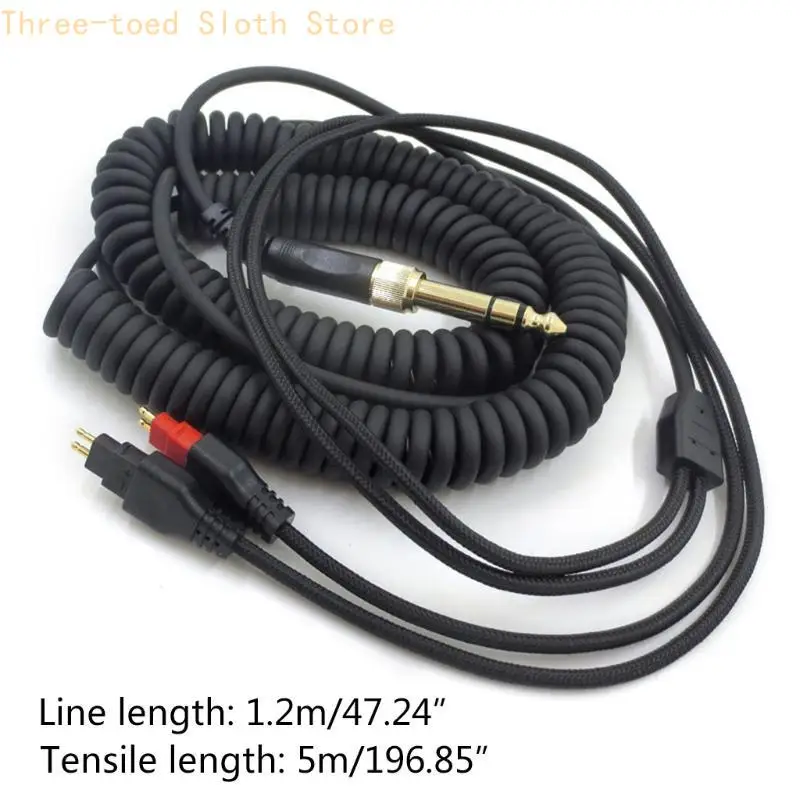 Voller geschichteter Stecker-Klinkenkabel für Senn Heiser HD650 HD600 HD66 Kopfhörer E74A – Detail 6