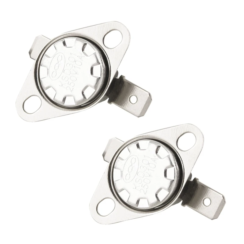 A003 2X KSD301 250V 10A サーモスタット温度制御スイッチ 135 摂氏 N.C.