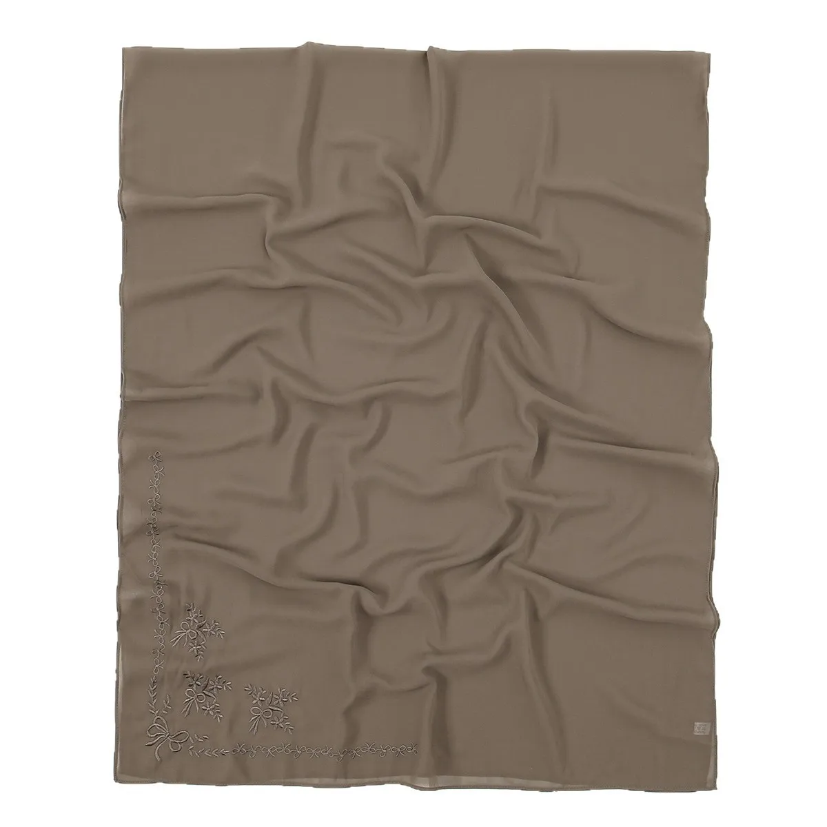 

Мусульманская женщина, шифоновый шарф-хиджаб с вышивкой бабочки, модные длинные накидки, исламский тюрбан, женский платок, повязка на руку 2025