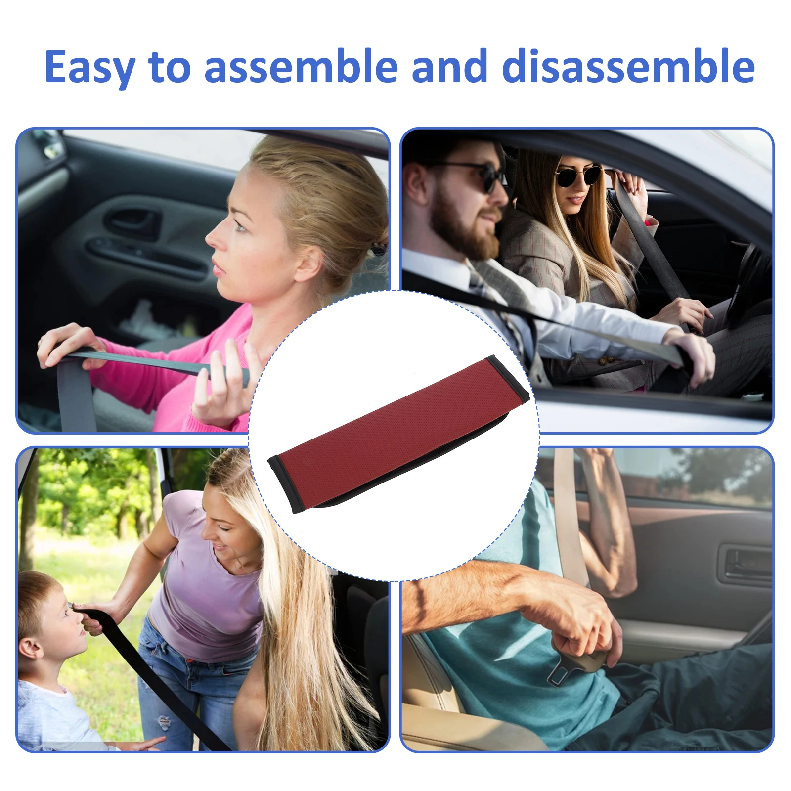 

Car Cover Shoulder Protector Cushion Durable Easy Install Driving Safety SUV Auto Accessories Pad Beautiful