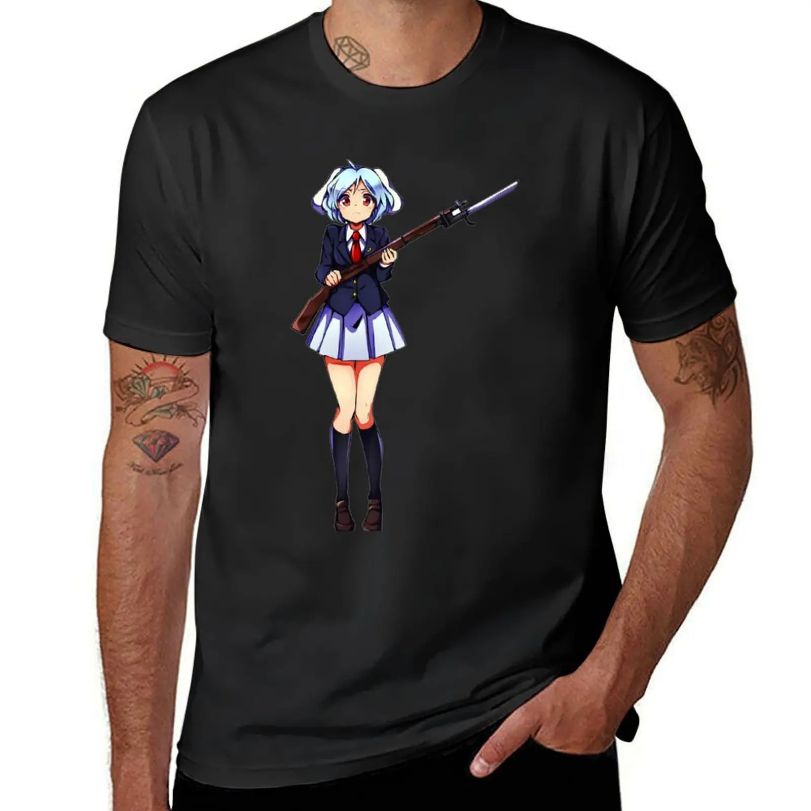 Reisen from touhou T-Shirt vintage clothes customizeds funnys Aesthetic clothing men clothes