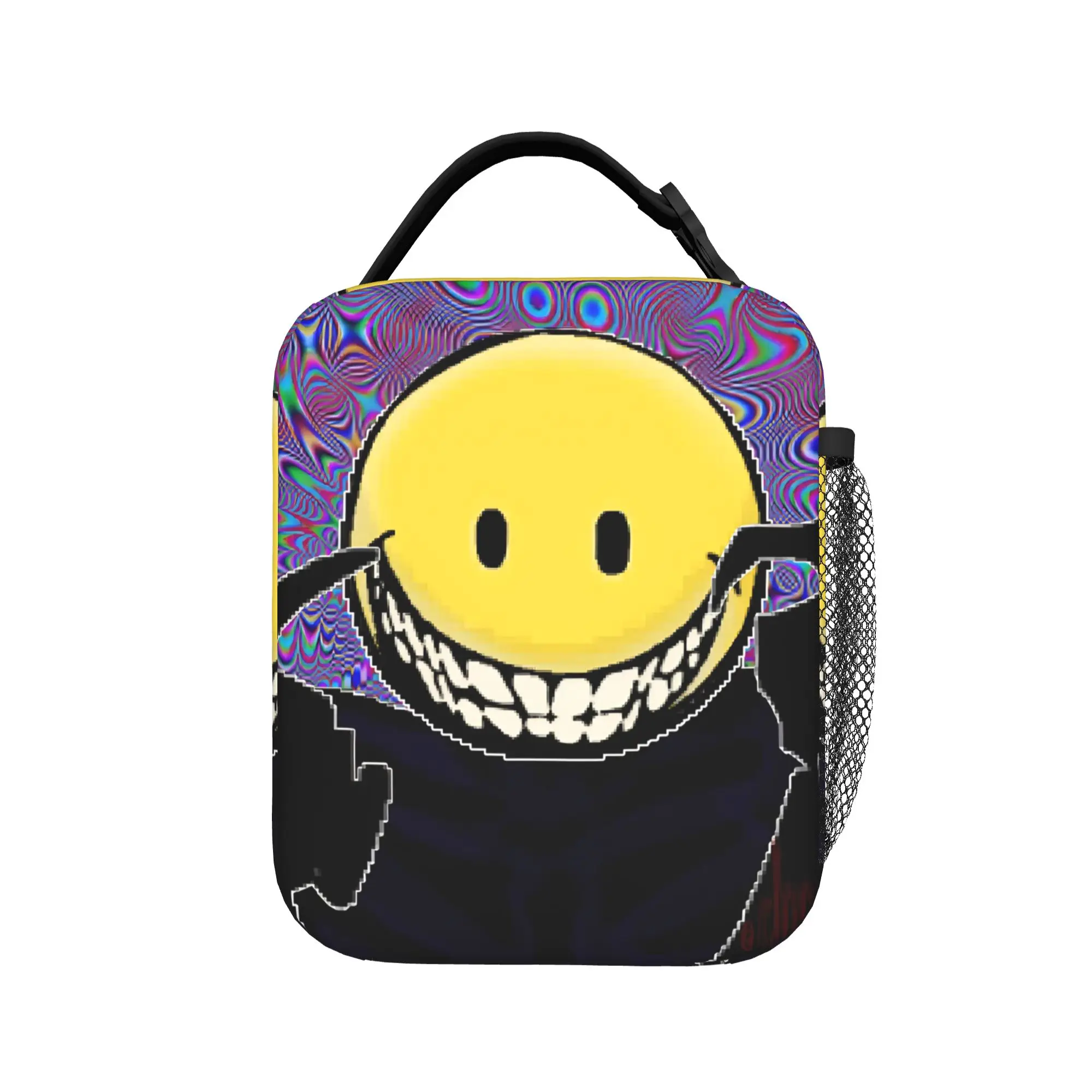 Verity Scary Smiles Insulated Lunch Bag High Capacity Games Meal Container Thermal Bag Lunch Box Tote Food Handbags