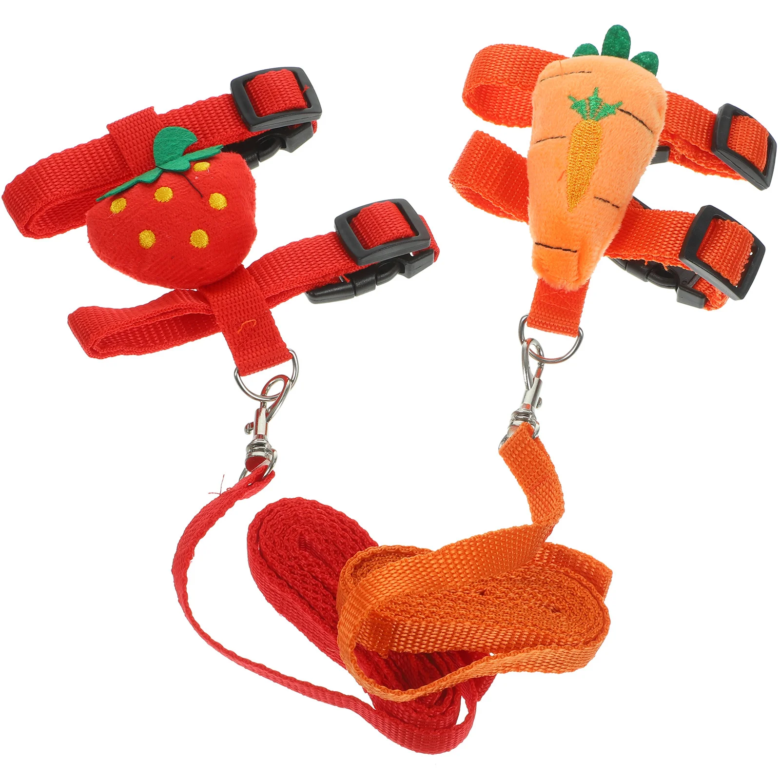 

2 Sets Pet Adorable Rabbit Gear Bunny Supplies Harness and Leash for Rabbits Accessory Belt Adjustable