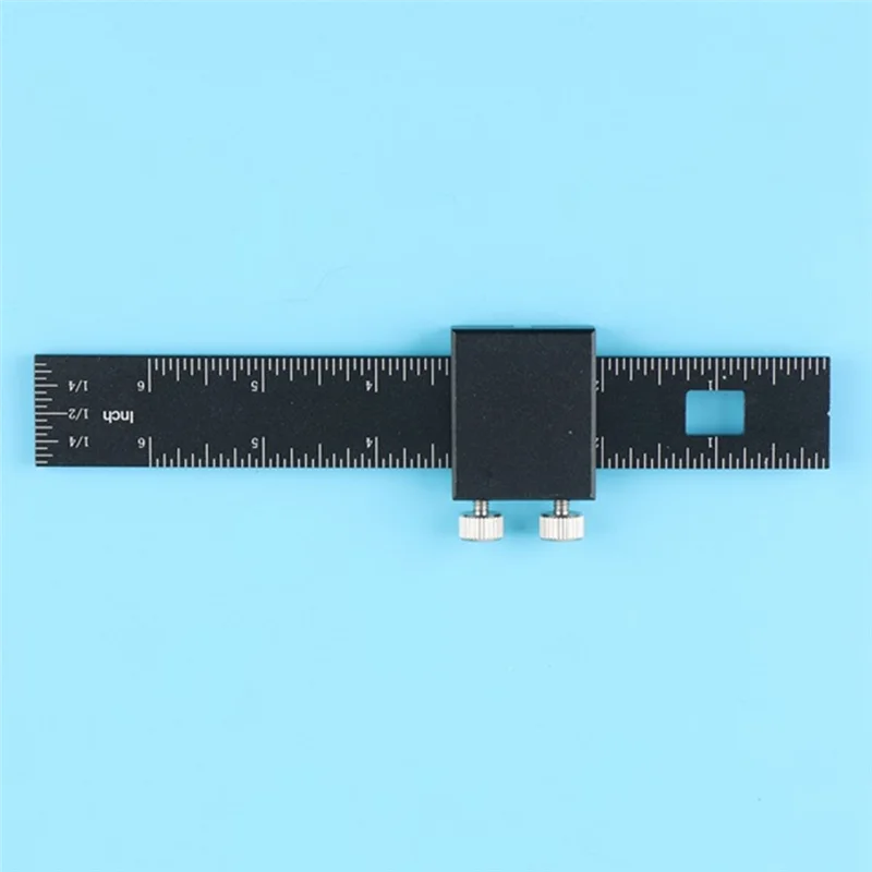 【Must-Haves】Carpenter's Ruler Ruler Inch T-Rail Ruler Marking Measuring Ruler With Slide Stops
