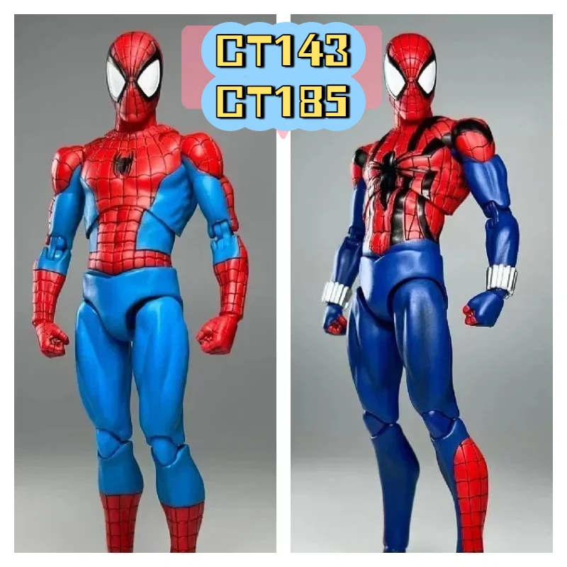 

Hot sale New CT Spiderman 185and143 Action Figures Toys Spider Man Movable Statues Model Doll Collectible Ornaments Gifts