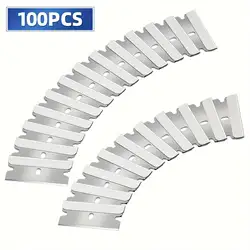 100pack Single Edge Razor Blades, 100 Blades, Razor Blades Refiils for Razor Scraper, Utility Knife, Heavy Duty One Edge Razor