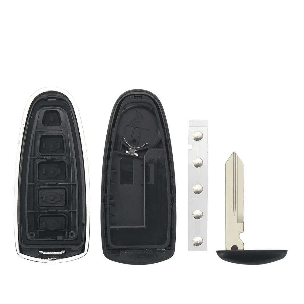 KEYYOU 1 Uds nuevo 5 botones funda para llave de coche Fob para Ford Explorer Edge Escape Flex Taurus FO38 HU101 Blade