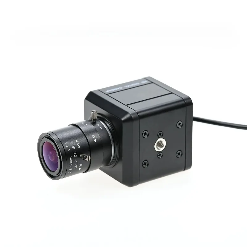 

13MP USB Camera HD, IMX458 4208x3120 10fps,13 Megapxiels Mini Box Webcam,With 5-50mm/2.8-12mm Varifocal CS Lens,Plug And Play