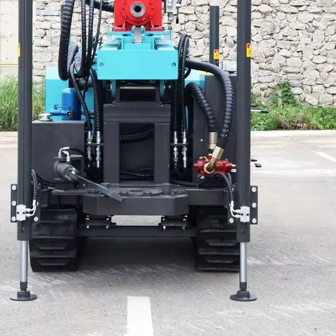 Customized Portable Wheel Rotary System 300M Diesel Compact Efficient Best Selling Boring Water Well Drilling Rig Machine