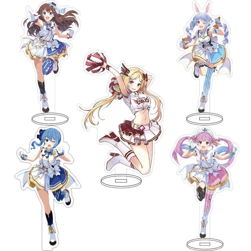 16CM Anime Hololive Kizuna AI Minato Aqua Tokino Sora Aki Rosenthal Hoshimachi Suisei Acrylic Stand Figure Cos Ornaments Gifts