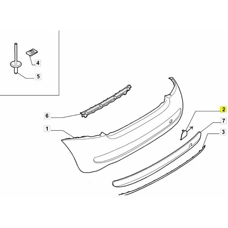 Cubierta de ojo de remolque de parachoques trasero, cromado completo, para Fiat 500, 2007-2012, nuevo, 735455393