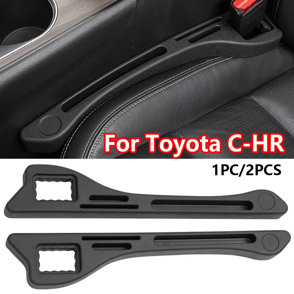 Car Seat Gap Filler Crevice Plug Organizer Storage Strip For Toyota C-HR AX10 AX50 AX20 GR Sport Hybrid 2016-on CHR Accessories