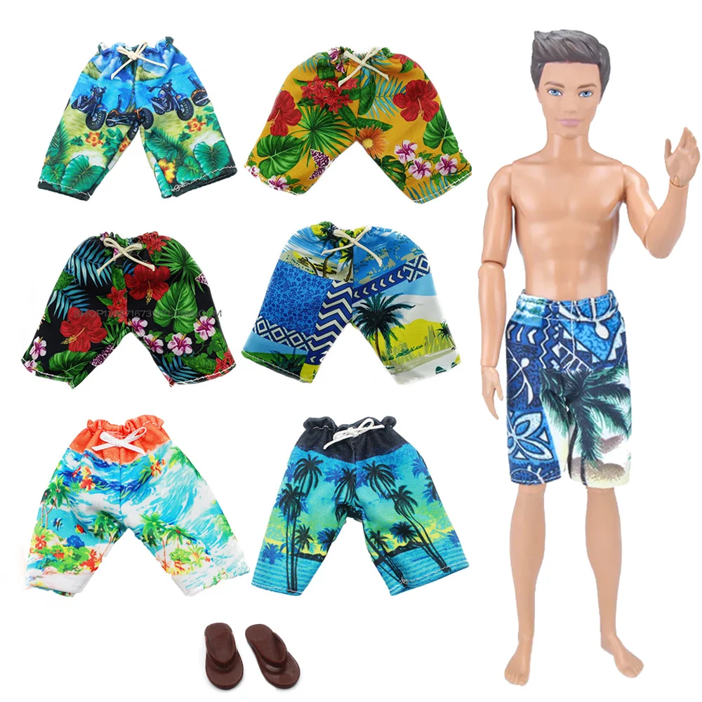 30cm Ken Clothes Swimsuit Boyfriend Ken Shoes Swimming Clothes Pants Ken Daily Wear Casual Suit for 30cm Ken Doll Accessories