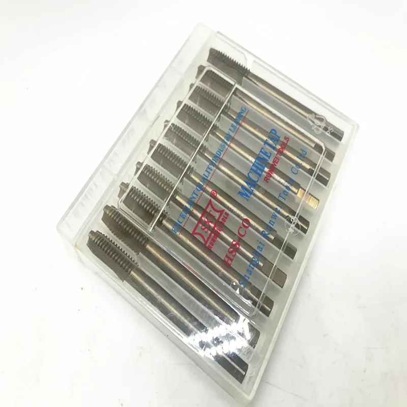 Cost Sale Of 1PC Left Hand M2-M12 HSSM35 Co5% Full CNC Grinded Machine Straight Flute Taps For SS Workpieces Threads  Making