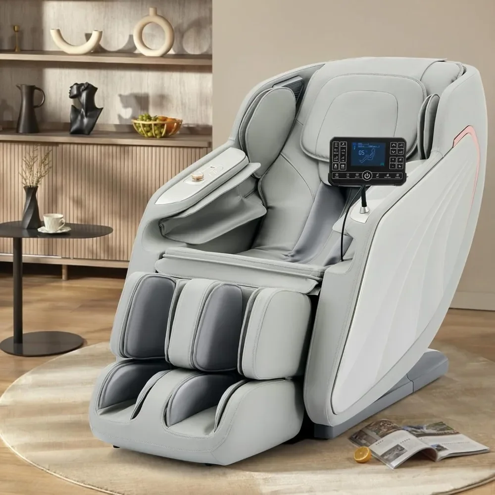 

Zero Gravity Massage Chair, SL-Track Technology, Back & Calf Heating, Foot Rollers, Full Body Airbags Compression Massage Chair