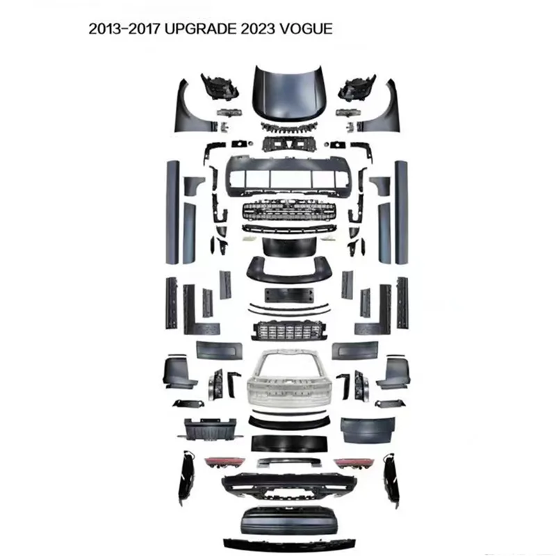 New 2023 L460 Facelift Bodykit Upgrade for Land Rover Range Rover Vogue 2013-2017 Cutting Style Body Kit Including Door Handles