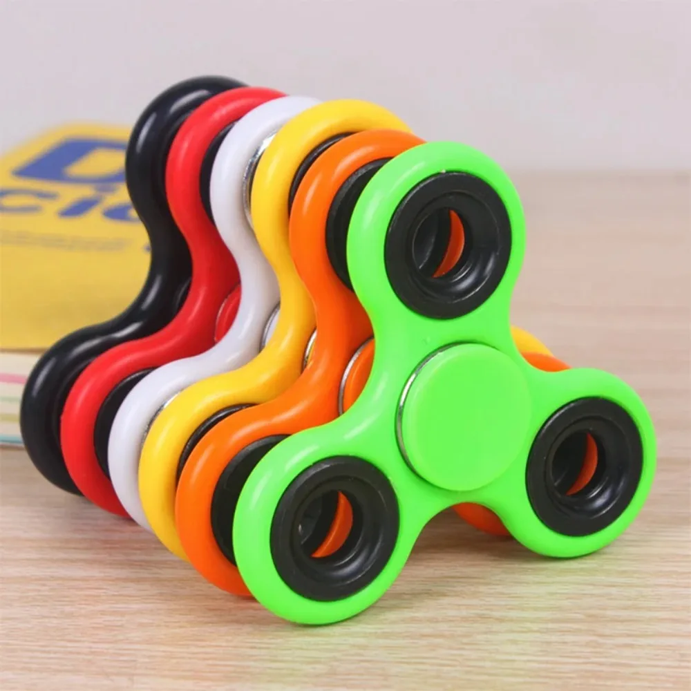 Alloy Fidget Spinner Gyroscope Stress Relief Toy Fingertip Decompression Spinner Anti Anxiety Gift