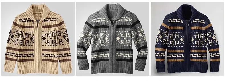 Herren Herbst Winter Mode Strickjacke Jacke Slim Fit Langarm Strickpullover mit stilvollem Revers Design lässig elegant Out – Detail 2