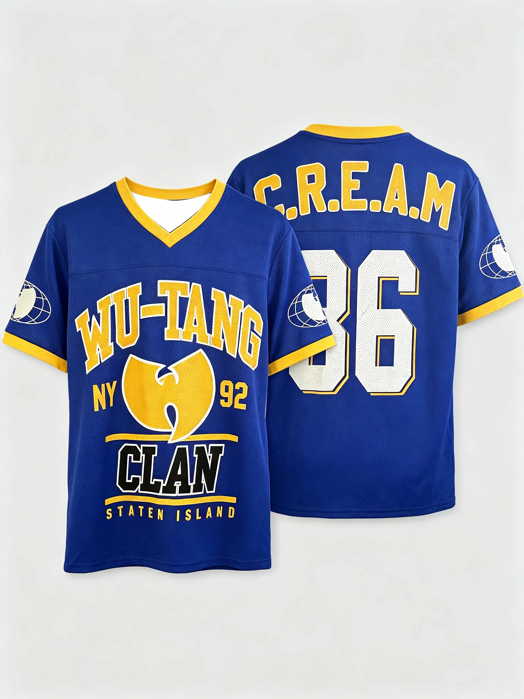 Wu-Tang Clan 2026 Limited Edition Retro Baseball T-Shirt mit 3D-Druckdesign Sommer Herren Sport Atmungsaktives Schnelltrocknendes T-Shirt – Detail 6