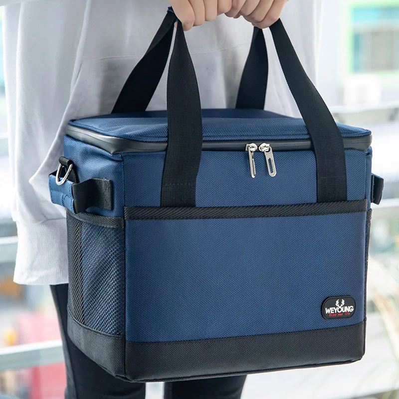 68L Thicken Cooler Bag Insulated Large Food Storage Camping Picnic Waterproof Bottle Outdoor Summer Shoulder Hand 35L Tourism