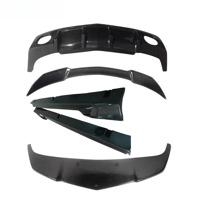 

Suitable for Gen5 Carbon Fiber Body Kit with Side Skirt, Front Lip, Rear Diffuser, Spoiler for 2011-2013