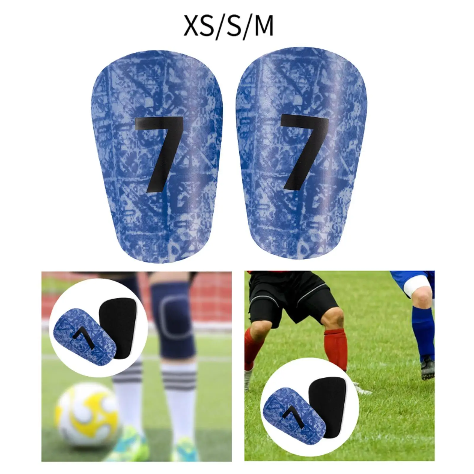 

Mini Soccer Shin Guards Shin Protection Equipment Shockproof Compact for All Ages Calf Guards Shin Pads Football Shin Guards