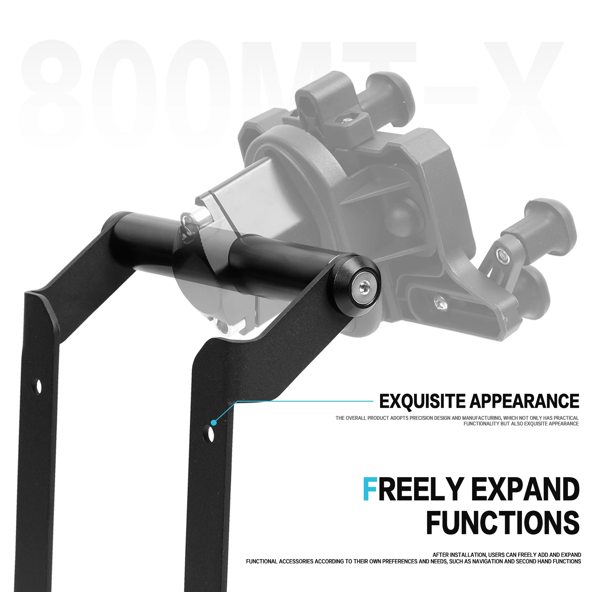 For CFMOTO 800MT-X CF800MT-X 22MM NEW Motorcycle Phone Navigation Bracket Front Bar GPS Windshield Mount Stand