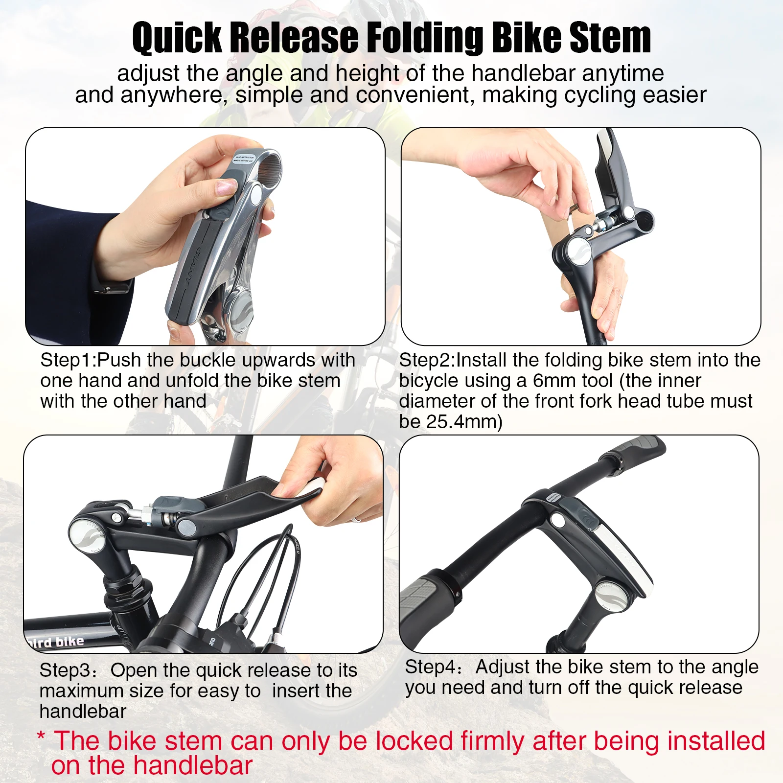 ZUKKA Verstellbarer Faltbarer  – Bike Stem Riser Bewertung und Preis