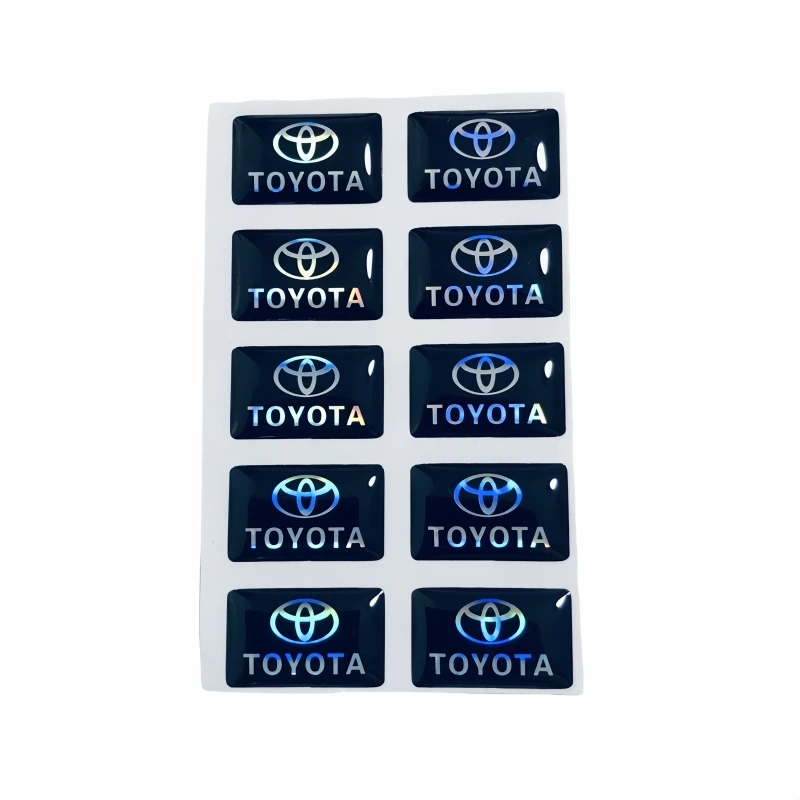 Car Styling Stickers Badge Auto Decoration Emblem For Toyota Rav4 Yaris hilux prius avensis Corolla Camry Decals Accessories