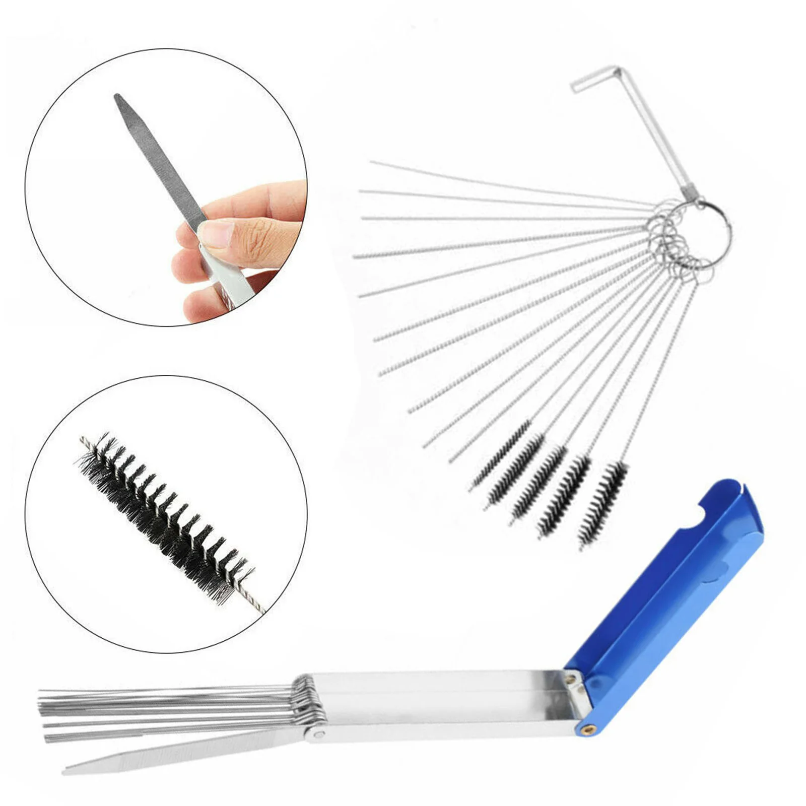 

Высокое качество, новый практичный чистящий инструмент, набор игл для чистки карбюратора, детали из нержавеющей стали, 29 шт., аксессуары