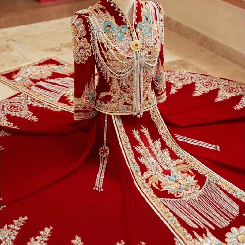 

New Chinese-style luxury heavy-duty clothing for the
