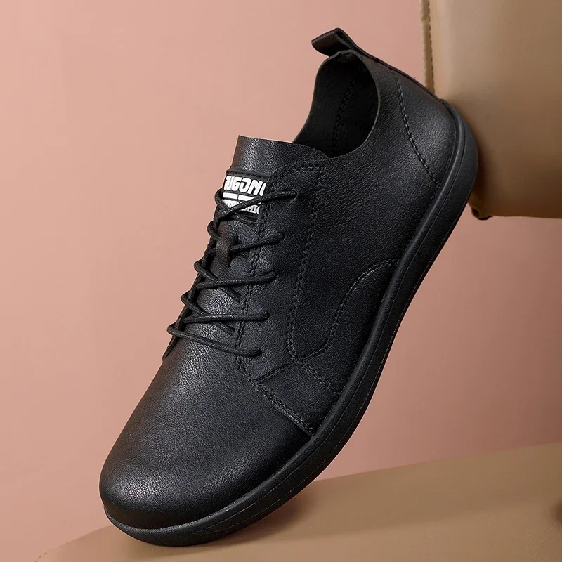 Chaussures Plates Unisexes en Maille Respirante pour Homme, Pieds Nus, à Bout Large, Semelle Souple ontariDstress, Parka Plus Large, de Grande Taille, Nouvelle Collection