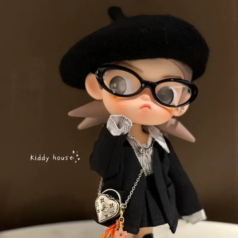 ل Zsiga عمل الشكل دمية الخريف الشتاء نمط الملابس مجموعة النمط الغربي قبعة غازي شقيقة زي مناسبة للدمى مقياس 1/8